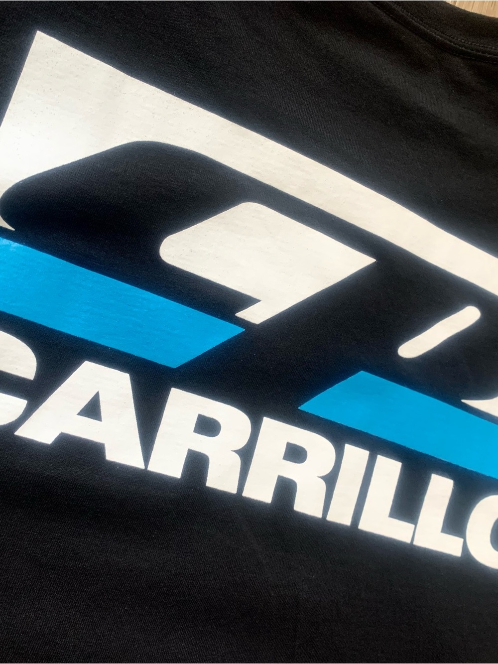 CP-CARRILLO CLASSIC LOGO CREW NECK TEE Men’s L Drag Racing NHRA